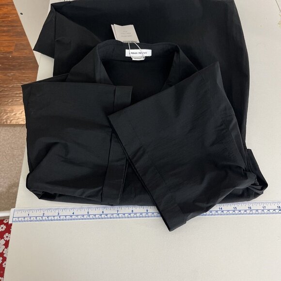 Urban Revivo NWT Black Dress Womens Size L Cut-Out Cotton Preppy - Picture 10 of 12